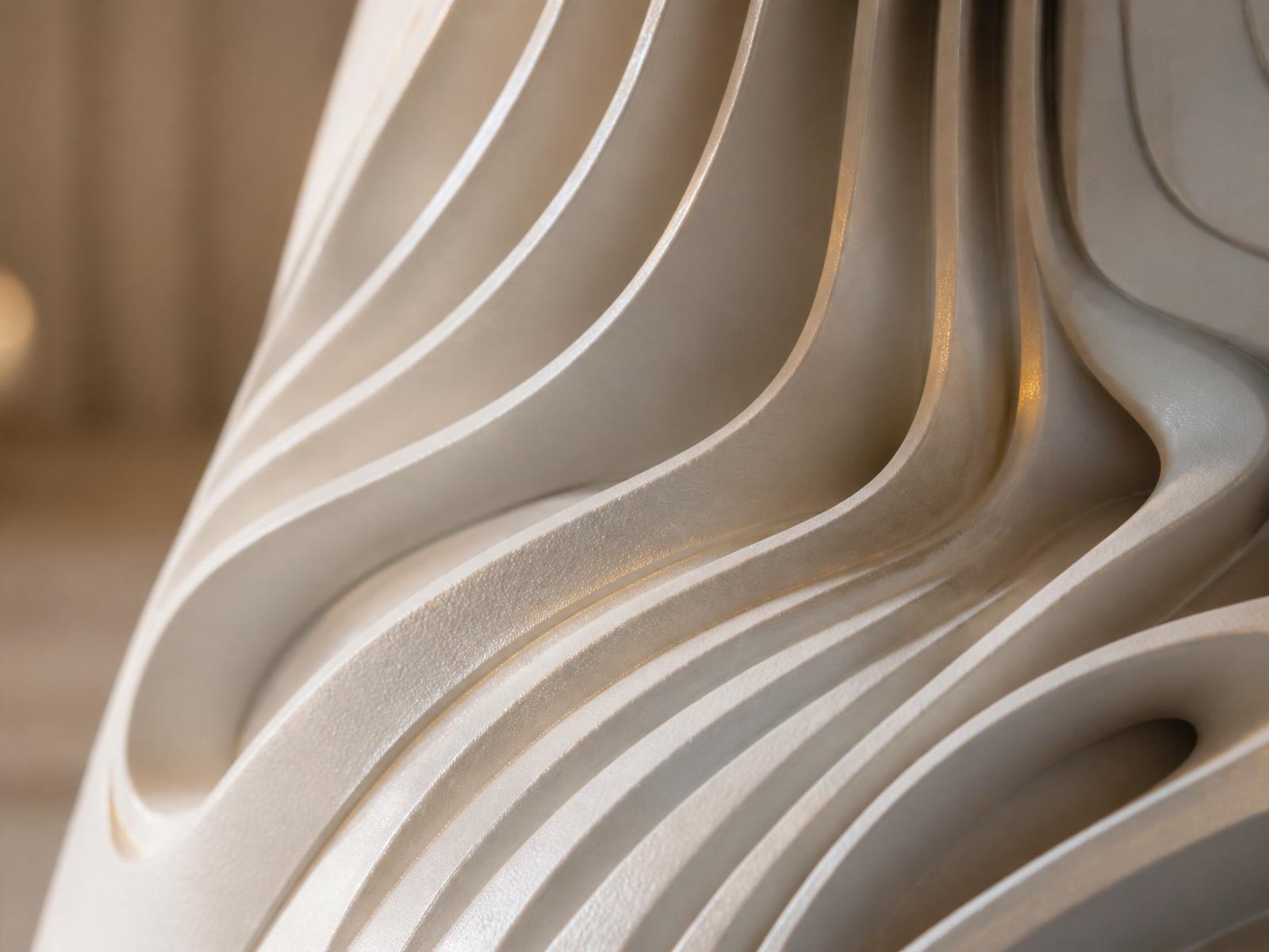 Printed surface samples from the LoopForm materials library